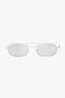 oliver peoples green round sunglasses