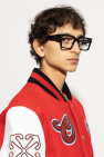 Off-White BLACK Prescription glasses 54