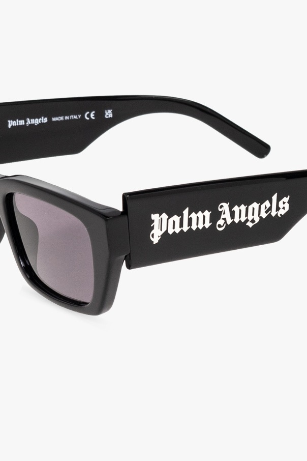 Palm Angels black Sunglasses with logo