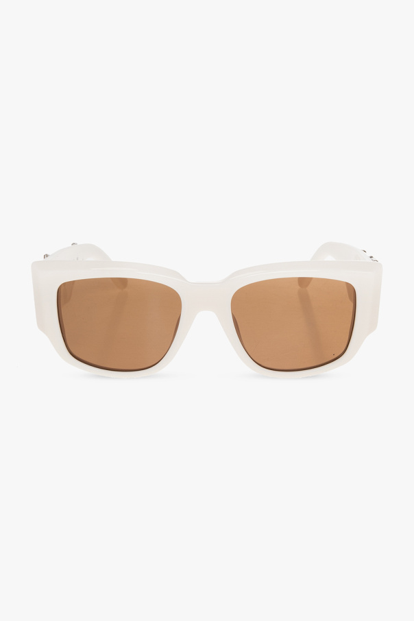Palm Angels Alexander McQueen Eyewear screw-detail aviator-frame sunglasses