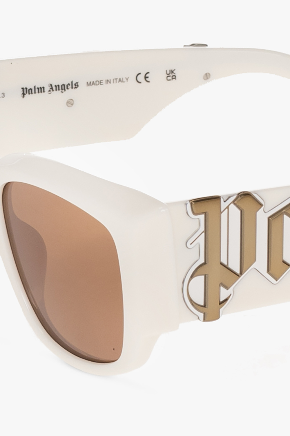 Palm Angels Alexander McQueen Eyewear screw-detail aviator-frame sunglasses