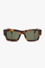 Auden wraparound frame sunglasses Orange