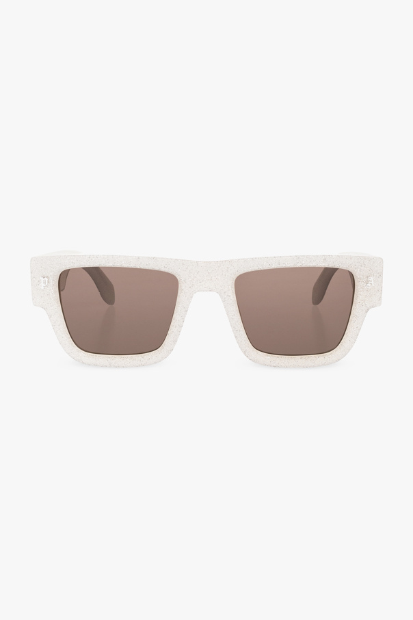 Palm Angels Wayfarer square frame tinted Owens sunglasses
