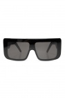 Cat eye sunglasses with a rounded edge