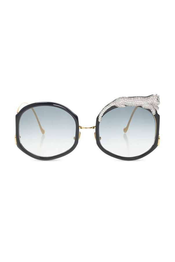 Olympian oval frame sunglasses ‘Rose Et Le Reve’ sunglasses