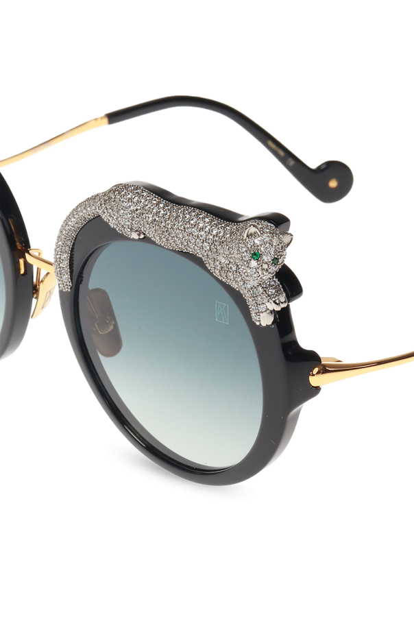 Anna Karin Karlsson ‘Rose Et La Roue Crystal’ sunglasses