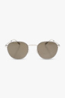 Gros grain octagonal-frame sunglasses