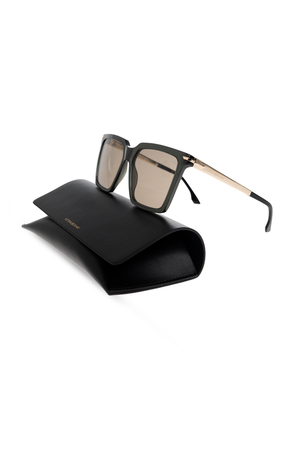 Victoria Beckham Ochelari de soare Victoria Beckham cu ramă geometrică mare