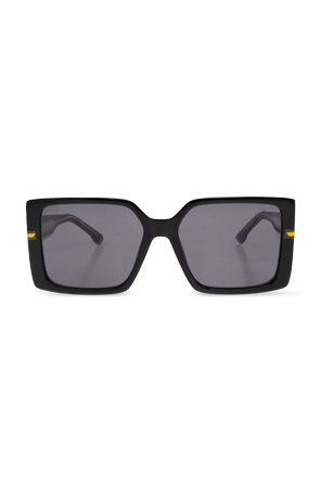Geometric sunglasses with a bold square frame