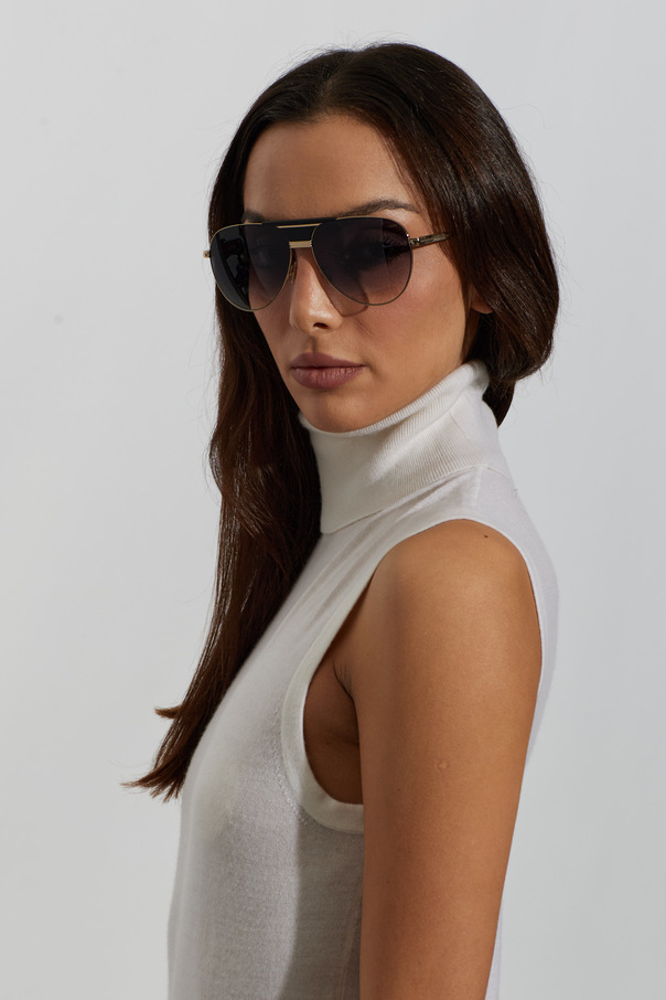 Victoria Beckham Sunglasses with a sleek aviator shape