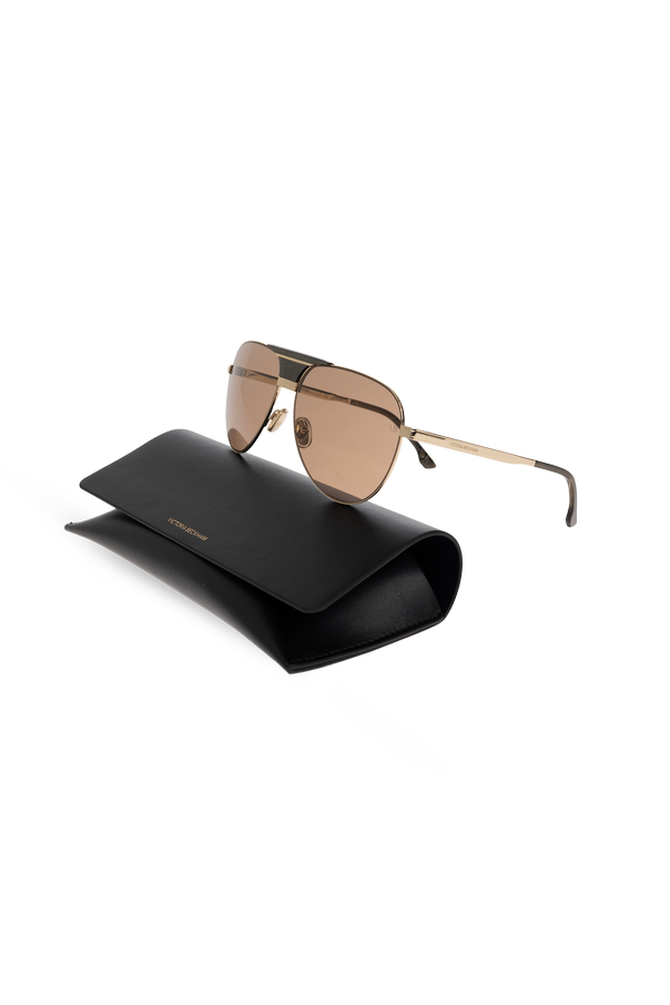 Victoria Beckham Pilot sunglasses with a slim metal frame