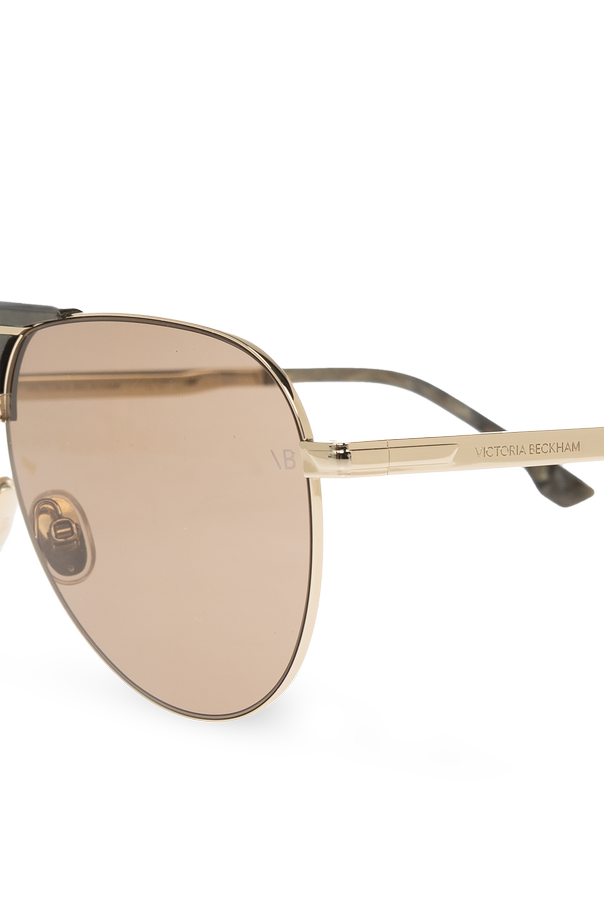 Victoria Beckham Pilot sunglasses with a slim metal frame