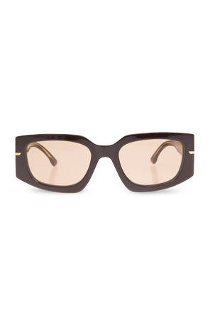 Brown oversized sunglasses