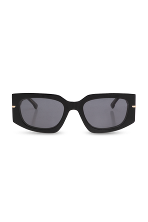 Sunglasses with a Bold Geometric Shape