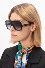 Victoria Beckham Balenciaga sunglasses with logo