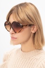 Victoria Beckham fendi eyewear oversized frame logo sunglasses item