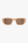 Burberry logo-detail rectangular-frame sunglasses