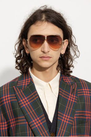 Valentino Eyewear Embossed pair sunglasses