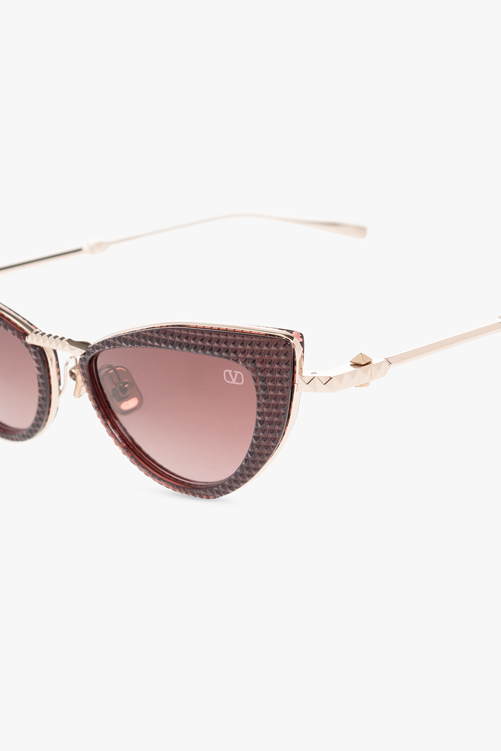 Valentino Eyewear jigsaw cat eye sunglasses