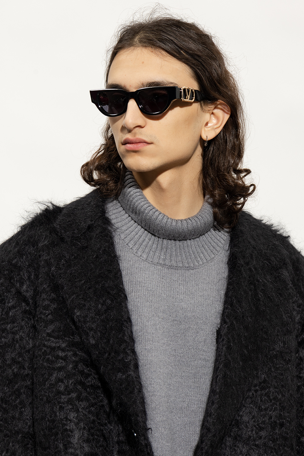 Black Sunglasses with logo Valentino Eyewear - Vitkac GB