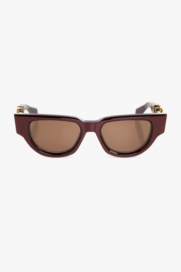 Valentino Eyewear Round sunglasses with logo