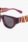 Valentino Eyewear PURPLE Sunglasses with logo
