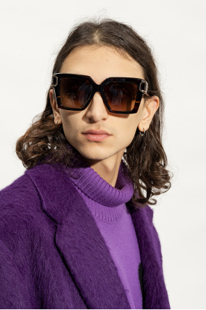Valentino Eyewear SL502 cat eye-frame brown sunglasses Braun