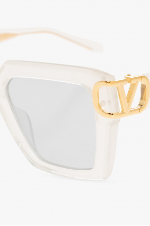 Valentino Eyewear Shwood Eugene Sunglasses Walnut-Black Frame-Polarized G15 Lens