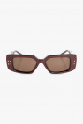 Valentino Eyewear BURGUNDY Sunglasses with logo
