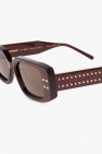 Valentino Eyewear BURGUNDY Sunglasses with logo