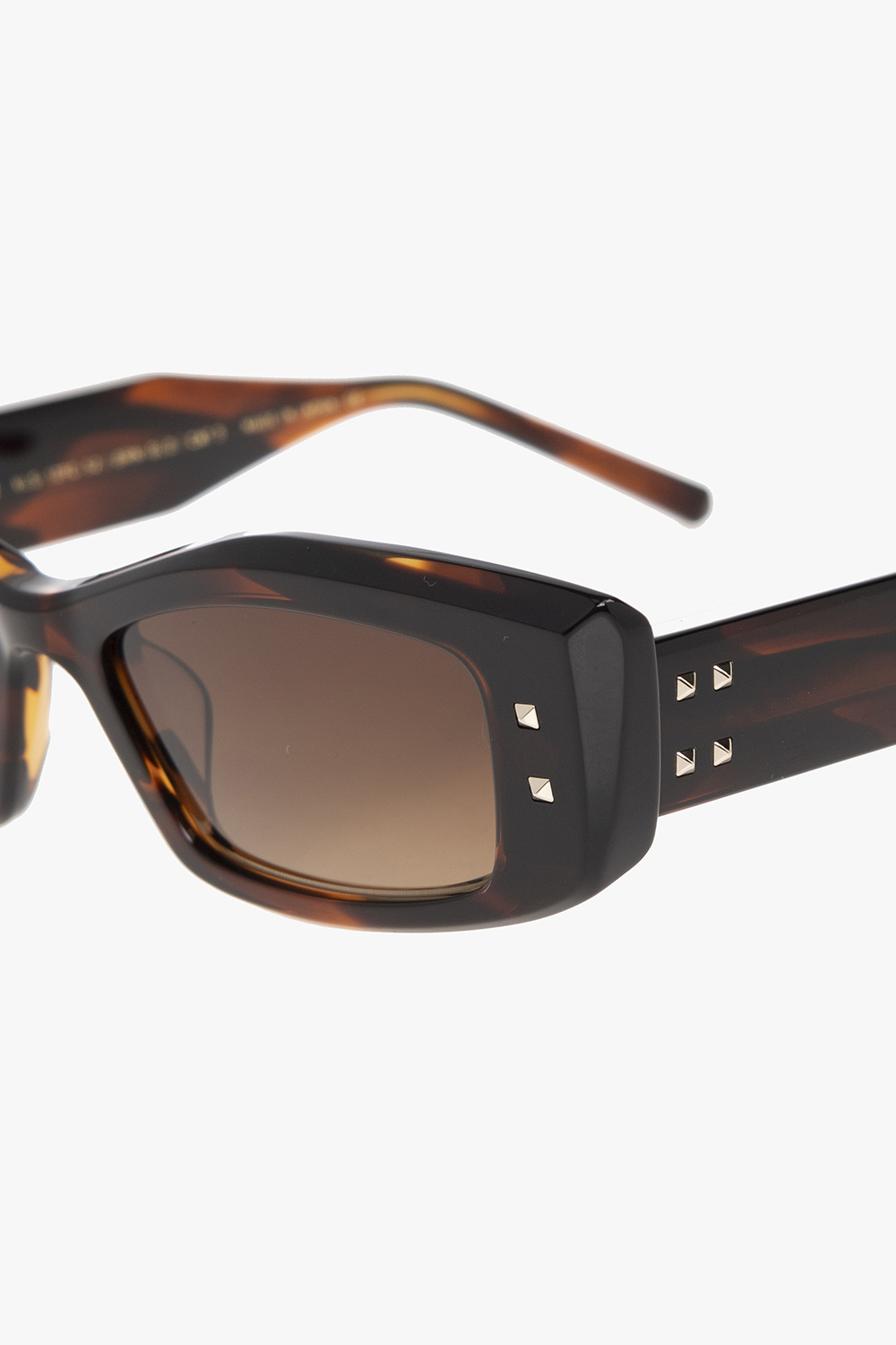 Valentino Eyewear Chopard Eyewear logo-engraved round-frame sunglasses