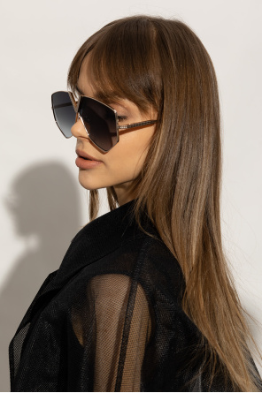 ‘v-hexagon’ sunglasses od Valentino Eyewear