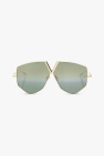 Issa rectangular-frame Gradient sunglasses