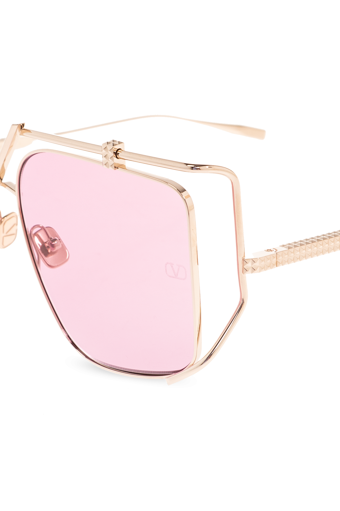 Valentino Eyewear Square frame Bicolour sunglasses