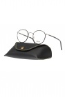 Moscot BLACK ‘Zev’ eyeglasses with logo