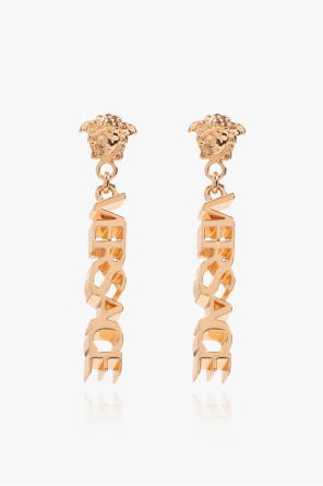 Earrings with logo