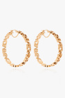 Versace GOLD Hoop earrings with logo