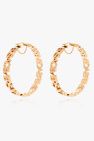 Versace GOLD Hoop earrings with logo