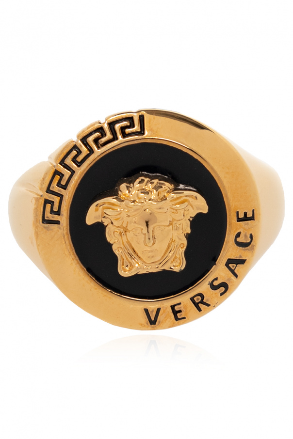 Medusa head ring od Versace