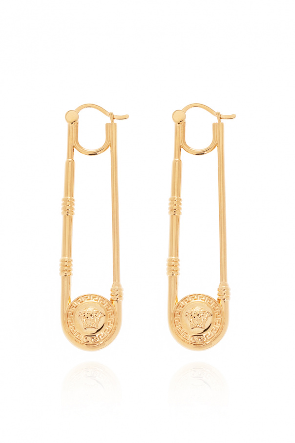 Versace Safety pin earrings