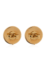 Versace GOLD Round earrings with charms