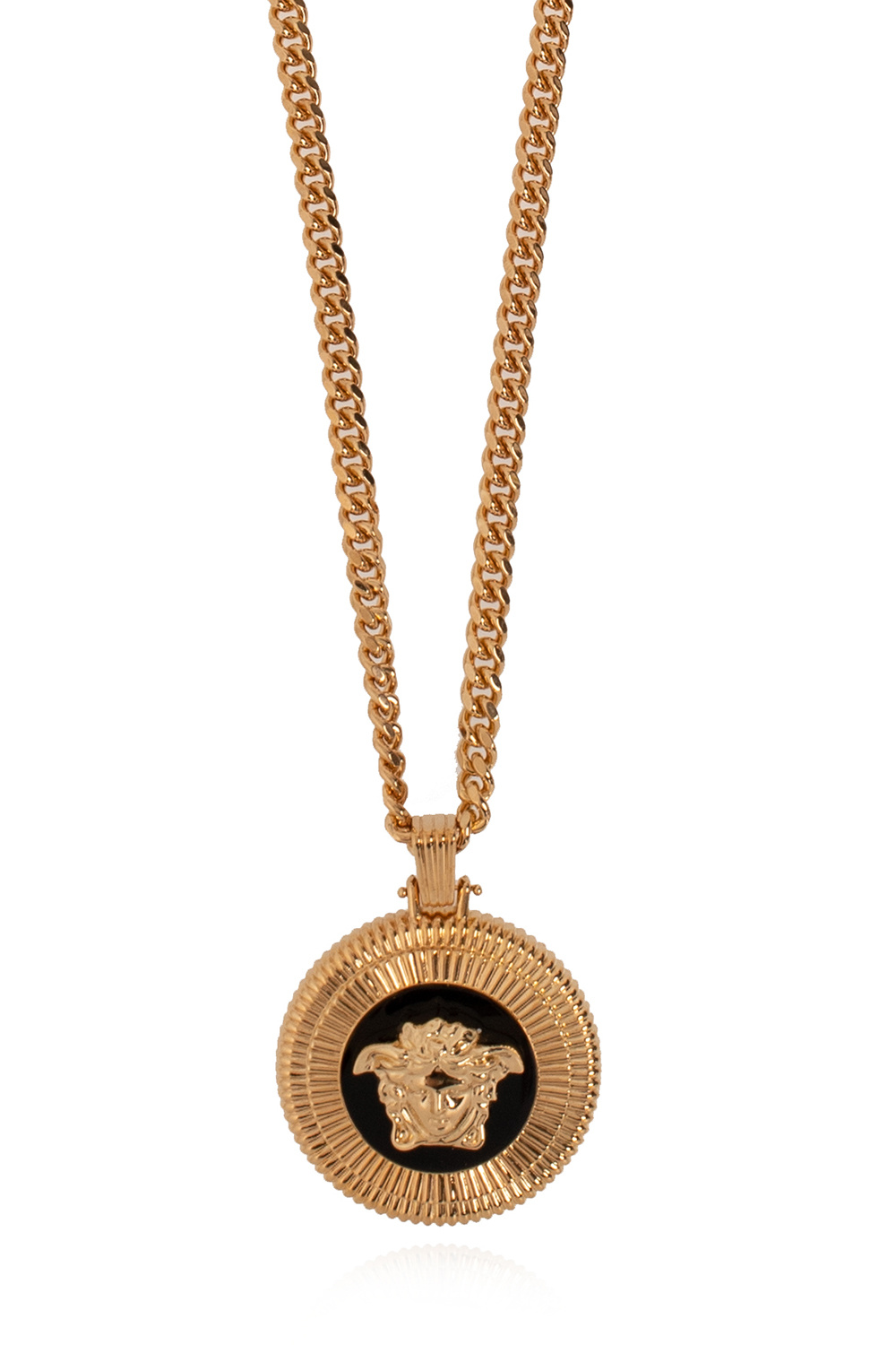 Versace Medusa head necklace