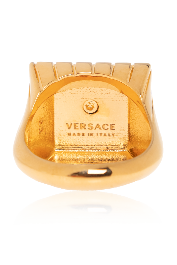 Versace Medusa ring in brass