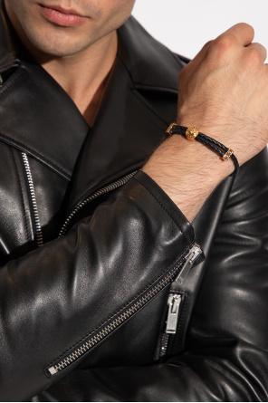 Leather bracelet od Versace