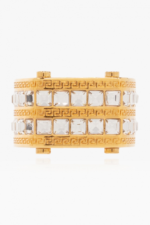 Versace Embellished ring