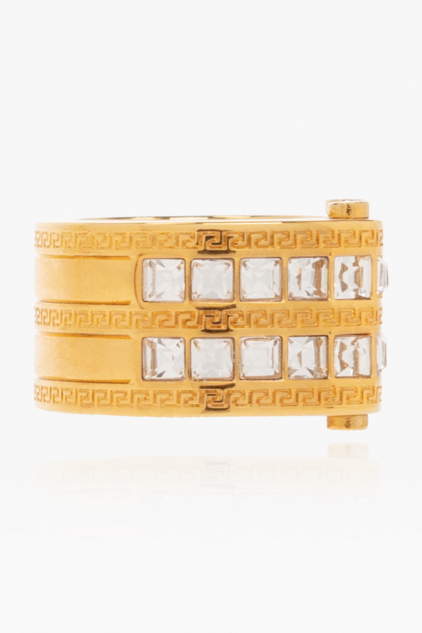 Versace Embellished ring