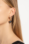 Versace Clip-on earrings with glass pearl