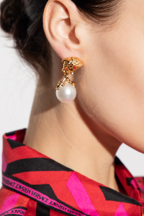 Versace Earrings with Medusa