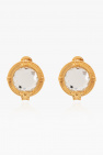 Versace Earrings with glossy crystals