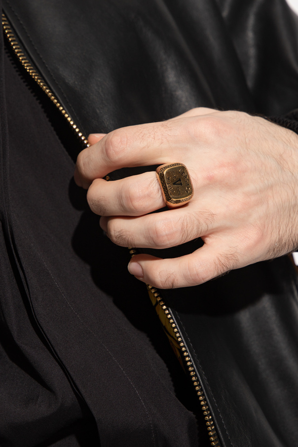 Versace VERSACE RING WITH LOGO